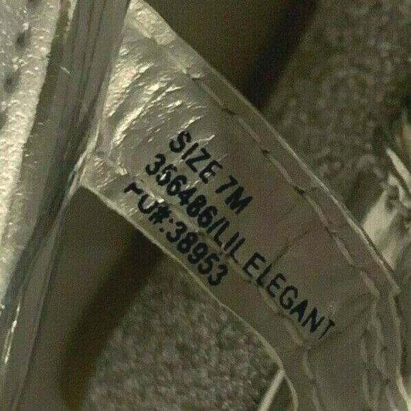 Chelsea Moreland Toddler Girls Wedge Sandals Size 7M Silver Glittery Party - Picture 8 of 10